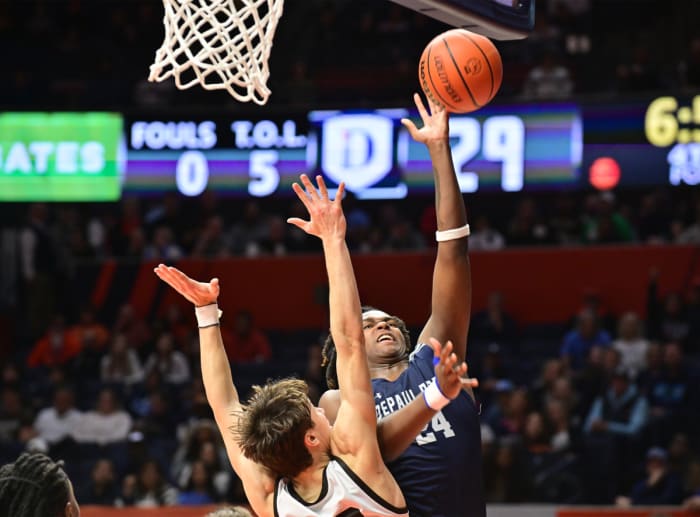 DePaul Prep Mount Carmel Illinois boys basketball March 9 2024 Tim Vizer 26820